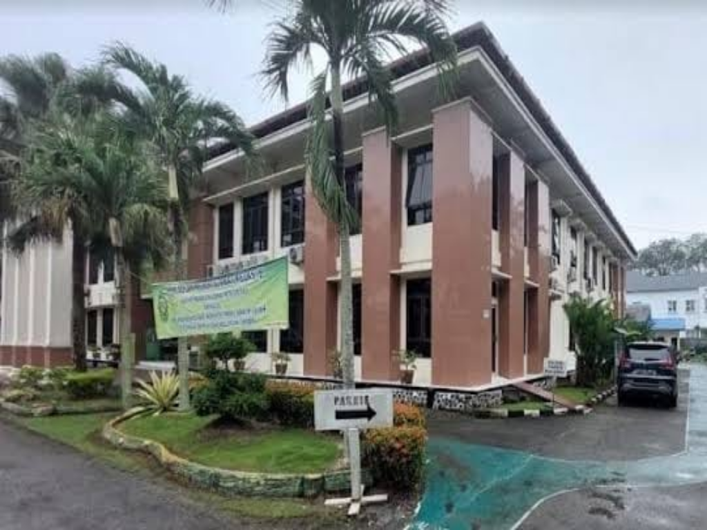 Suasana di Pengadilan Negeri Stabat. (Istimewa/Sumut Pos)