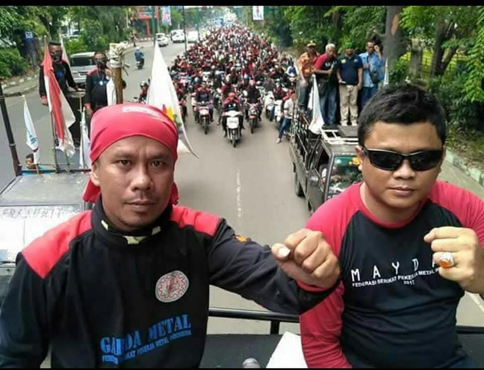 Anggota Depeda Sumut, Tony Rickson mewakili serikat buruh. (Sumut Pos/Dokumen Pribadi)