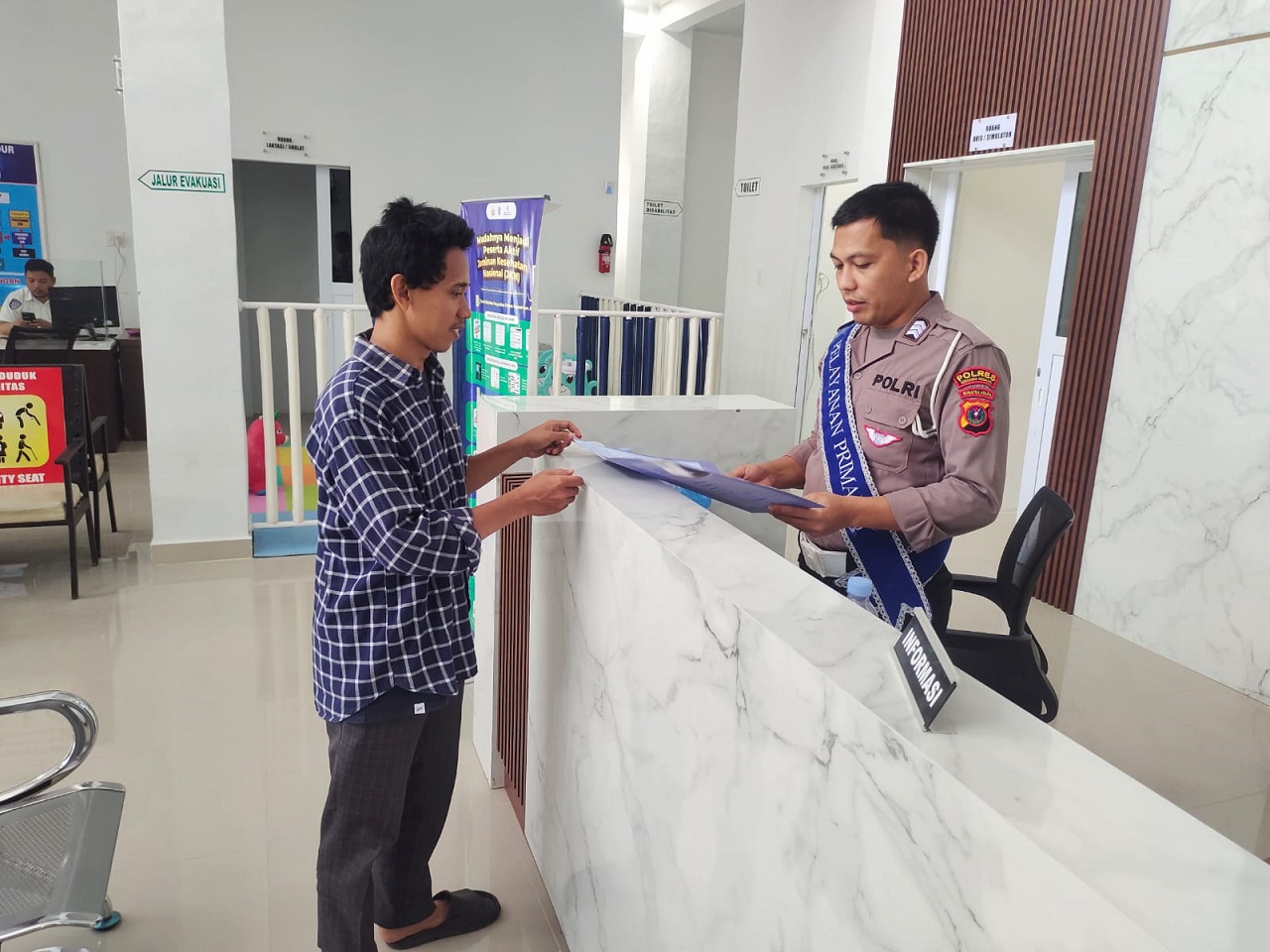 Pelayanan SIM di Satlantas Polres Serdangbedagai. (Dok Pribadi)