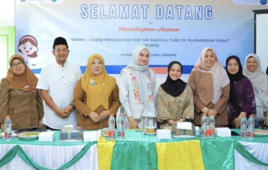 Bersama Kadis Kesehatan Hj.Jannah, Ketua PKK Labura hadiri penutupan SCOPE di Kecamatan Tanjung Leidong Labura. (Asri Tarigan/Sumutpos)