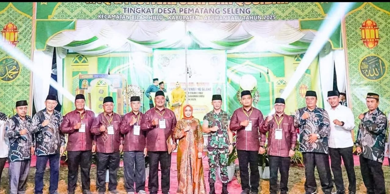 HADIR: Bupati Labuhanbatu menghadiri pembukaan MTQ dan FSQ yang digelar di Desa Pematang Seleng, Kecamatan Bilah Hulu (Dok: Fajar/Sumut Pos)