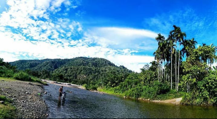 Keindahan Objek Wisata Sungai Lokop di Aceh Timur sebelum dilanda banjir. (instagram @lokop_acehtimur)