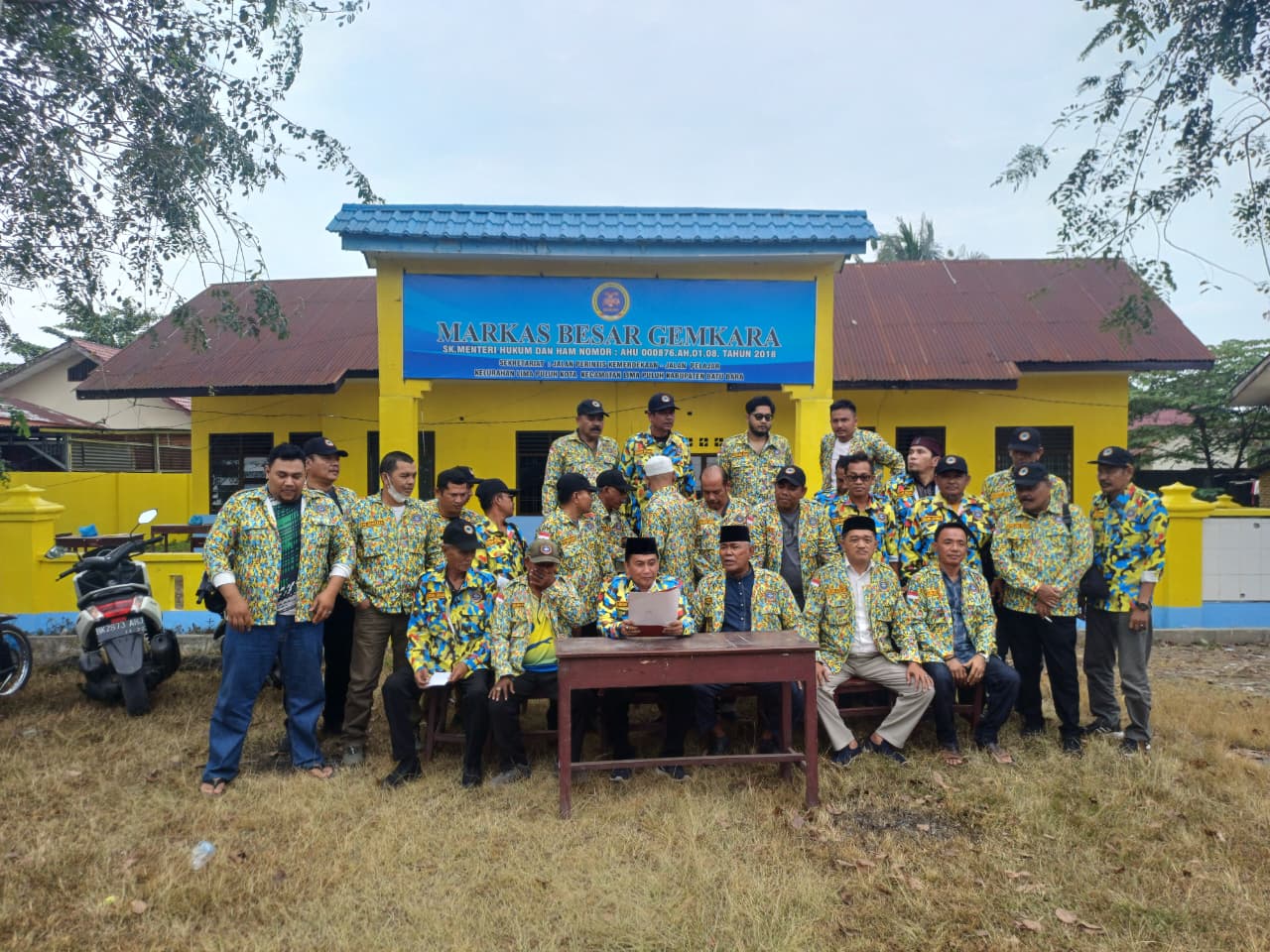 Ketua Umum PB GEMKARA Drs.Khairul Muslim keluarkan pernyataan keras tentang keberadaan lahan eks HGU PT Socfindo Tanah Gambus  Kabupaten Batubara. (Liberti H Haloho/Sumut Pos)