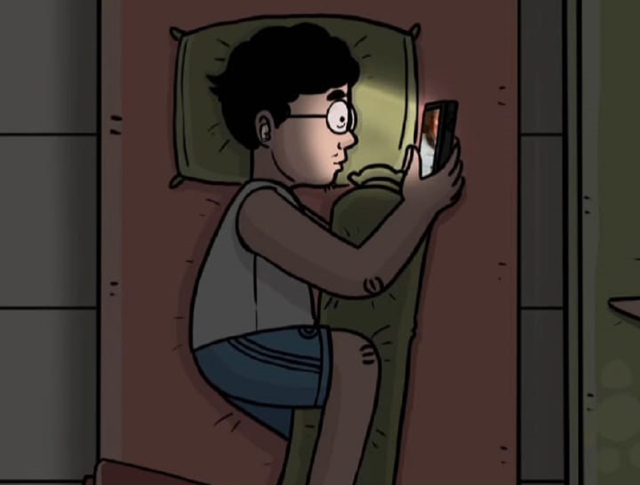 Ilustrasi fenomena kaum bapak Indonesia nonton dracin. (Instagram @dhanypramata)