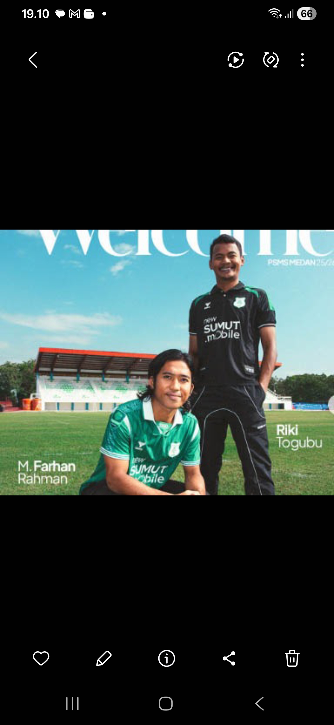 GABUNG: Farhan Rahman dan Riki Togubu diumumkan gabung dengan PSMS. (Dok: Instagram PSMS)