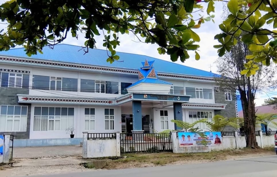 Kantor Dinas Kesehatan Karo. (Istimewa/Sumut Pos