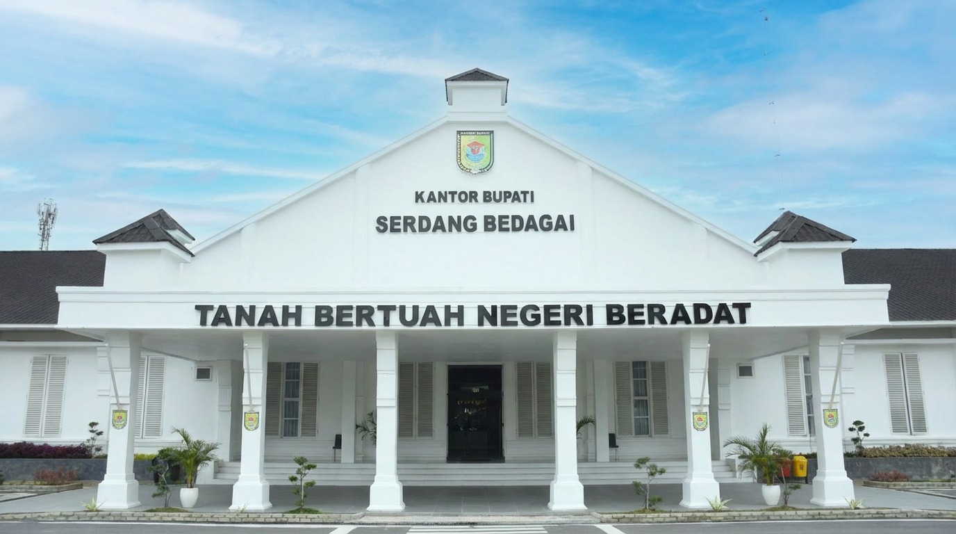 Kantor Bupati Kabupaten Serdang Bedagai. (ISTIMEWA/SUMUT POS)