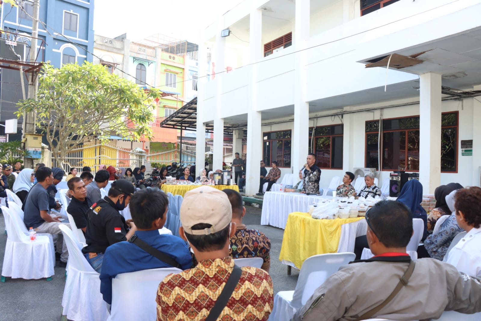 Kopi pagi dan diskusi santai insan pers dengan Kadis Kominfo Binjai baru. (Diskominfo Binjai/Sumut Pos)