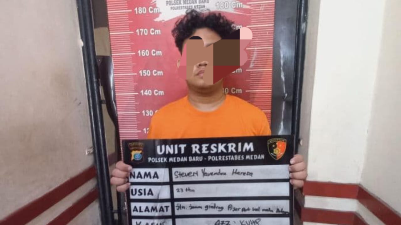 CURANMOR: Steven Yavendra Harefa, pelaku curanmor yang ditangkap polisi. (Dok: istimewa)