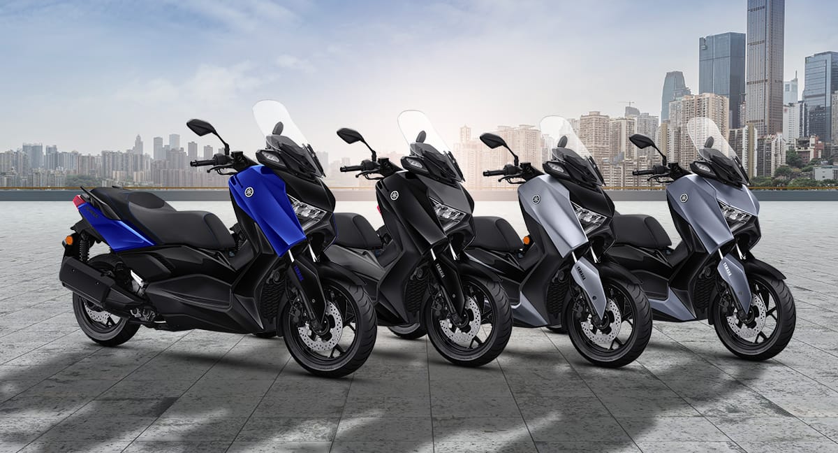 Line-up Yamaha XMAX warna baru. (Dok Alfa Scorpii)