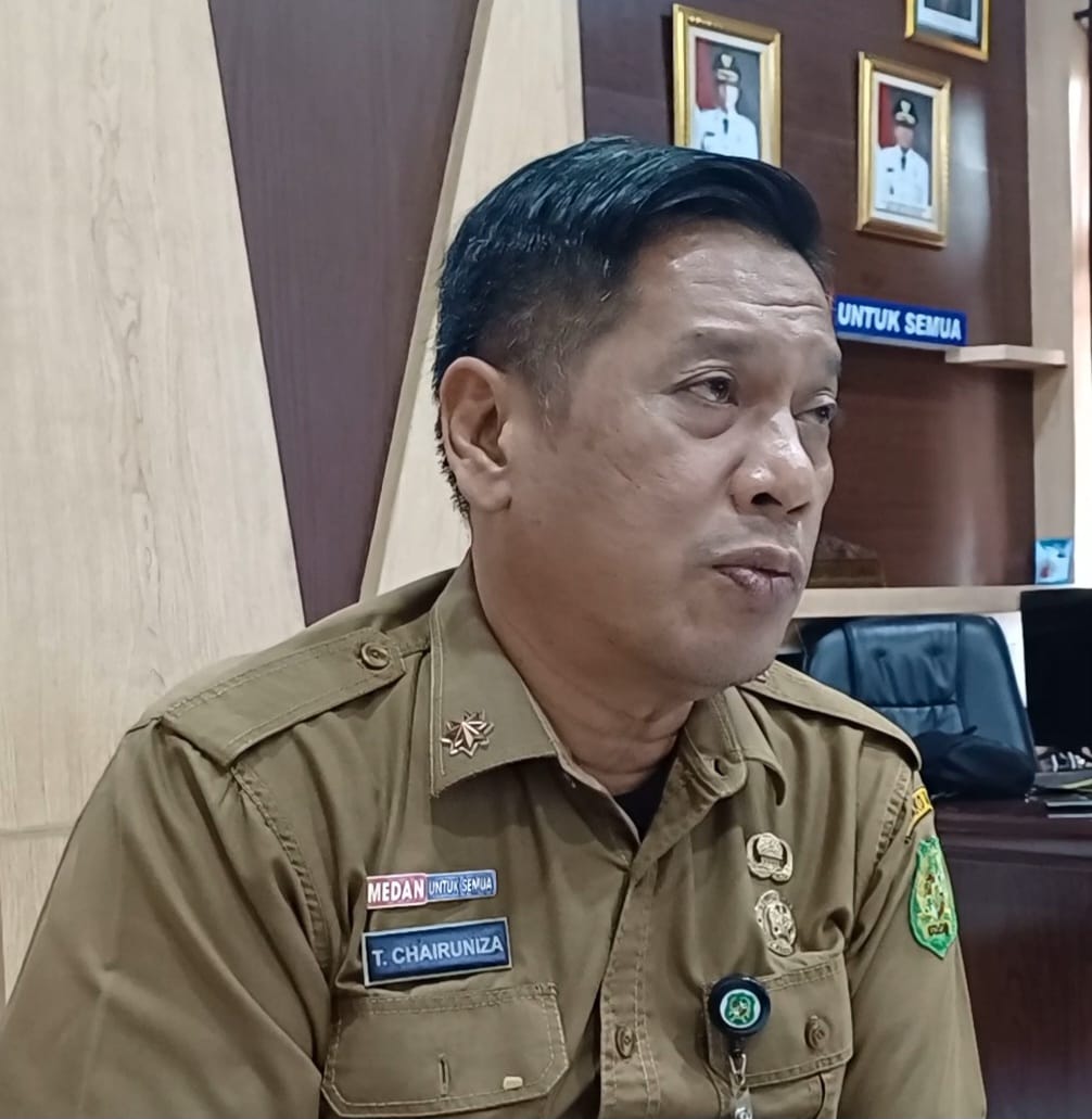 Kadispora Kota Medan, T. Chairuniza alias Yudi. (Dok: Markus Pasaribu/Sumut Pos)