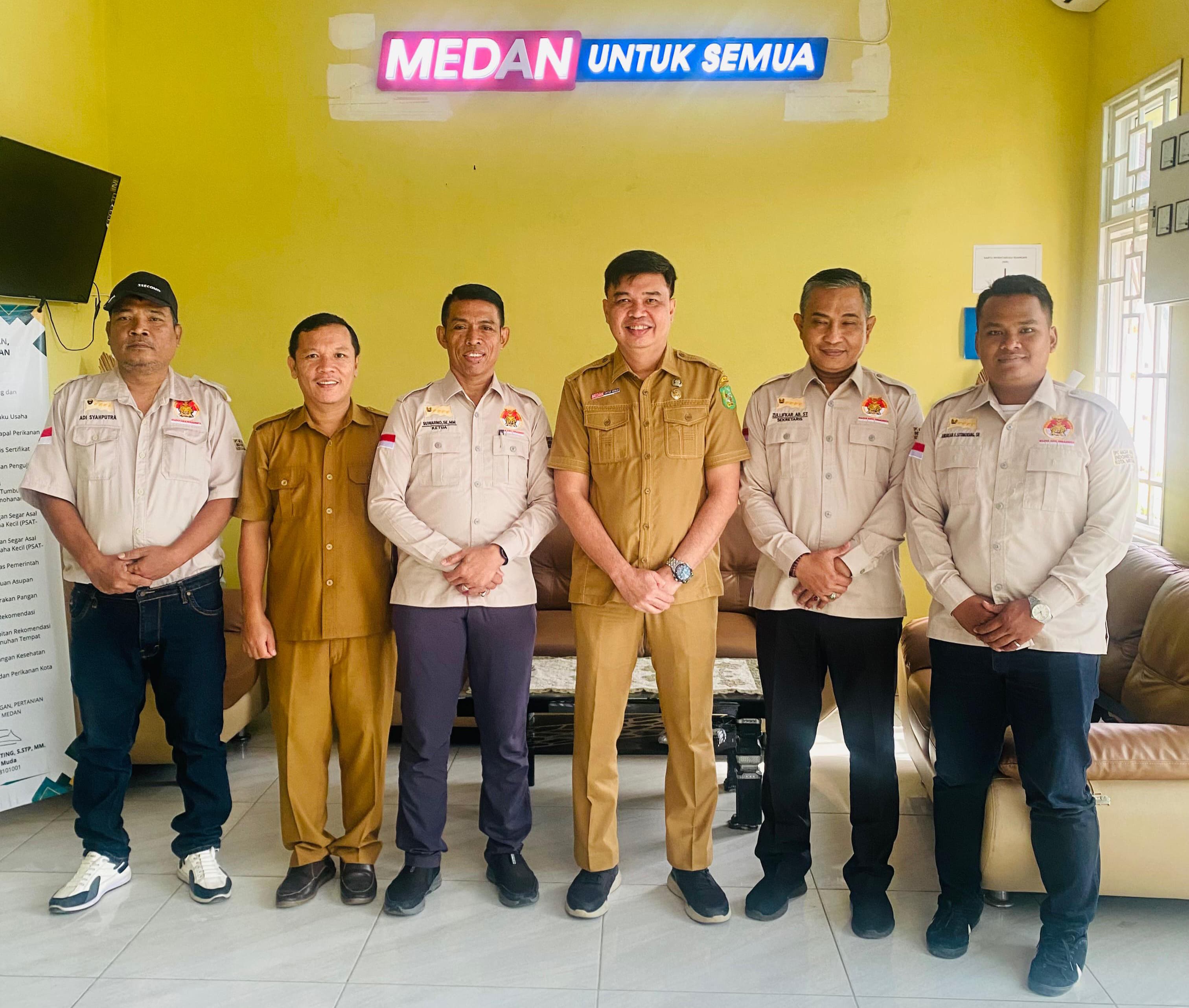 KERJA SAMA: MAI Medan menjalin kerja sama dengan Dinas Ketahanan Pangan, Pertanian dan Perikanan (DKP3) Kota Meda. (Dok: ist)