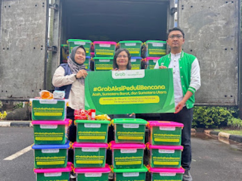 Grab Indonesia Salurkan Bantuan Rp1,8 Miliar untuk Percepat Pemulihan Bencana Sumatera