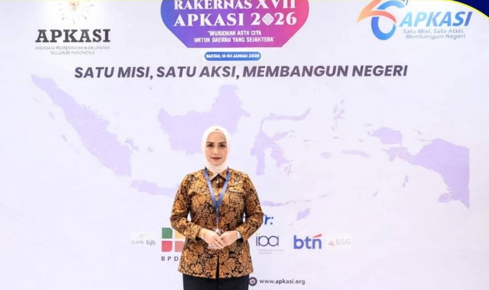 Bupati Labuhanbatu menghadiri penutupan Apkasi Otonomi Ekspo (AOE) ke-XVII yang diselenggarakan APKASI (Fajar/Sumut Pos)