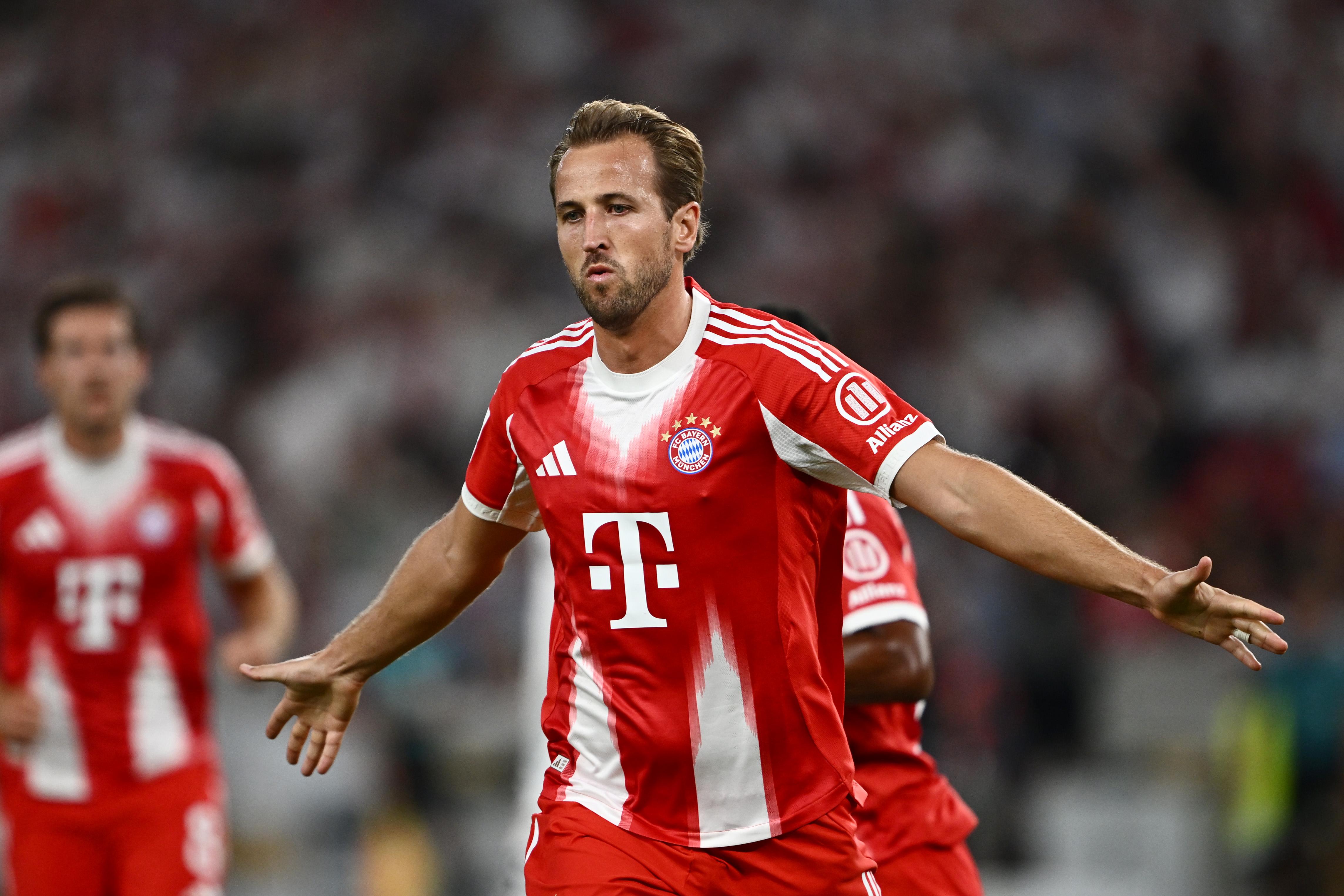seleberasi Harry Kane saat mencetak gool. (sportingnews)
