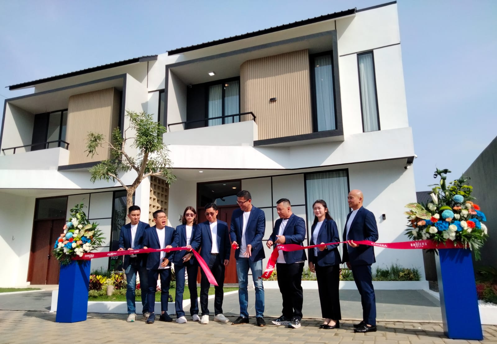 Peluncuran rumah contoh Damara 2 cluster Samera Djohor, Jumat (23/1/2026).