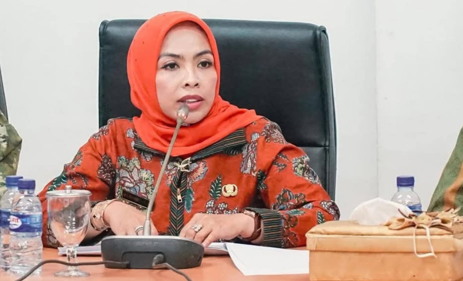 Ketua Gugus Tugas Reforma Agraria (GTRA) Kabupaten Labuhanbatu memimpin rakor pembahasan isu Sentral agraria (fajar)