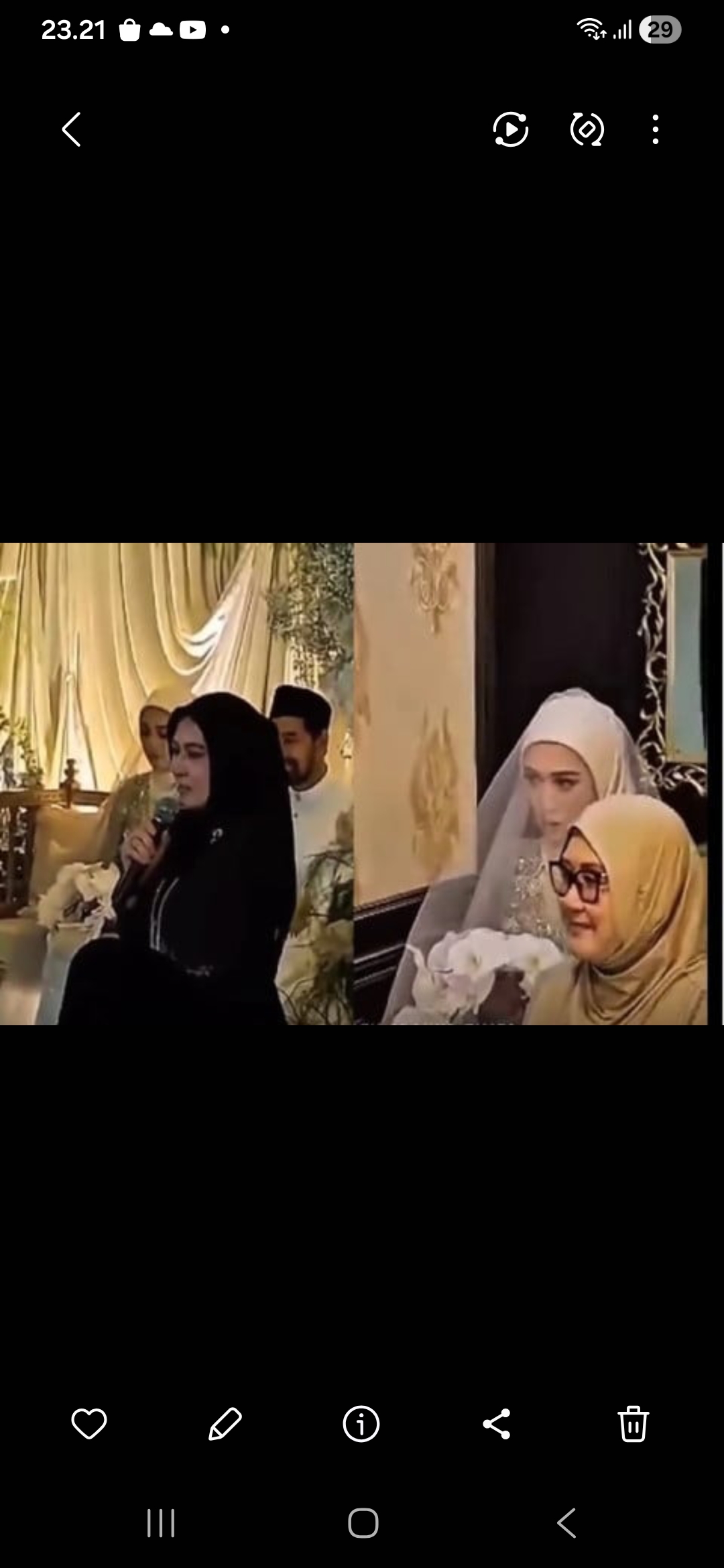 VIRAL: Video pernikahan Gubernur Aceh, Mualem dengan wanita asal Malaysia yang viral di media sosial. (Dok: instagram)