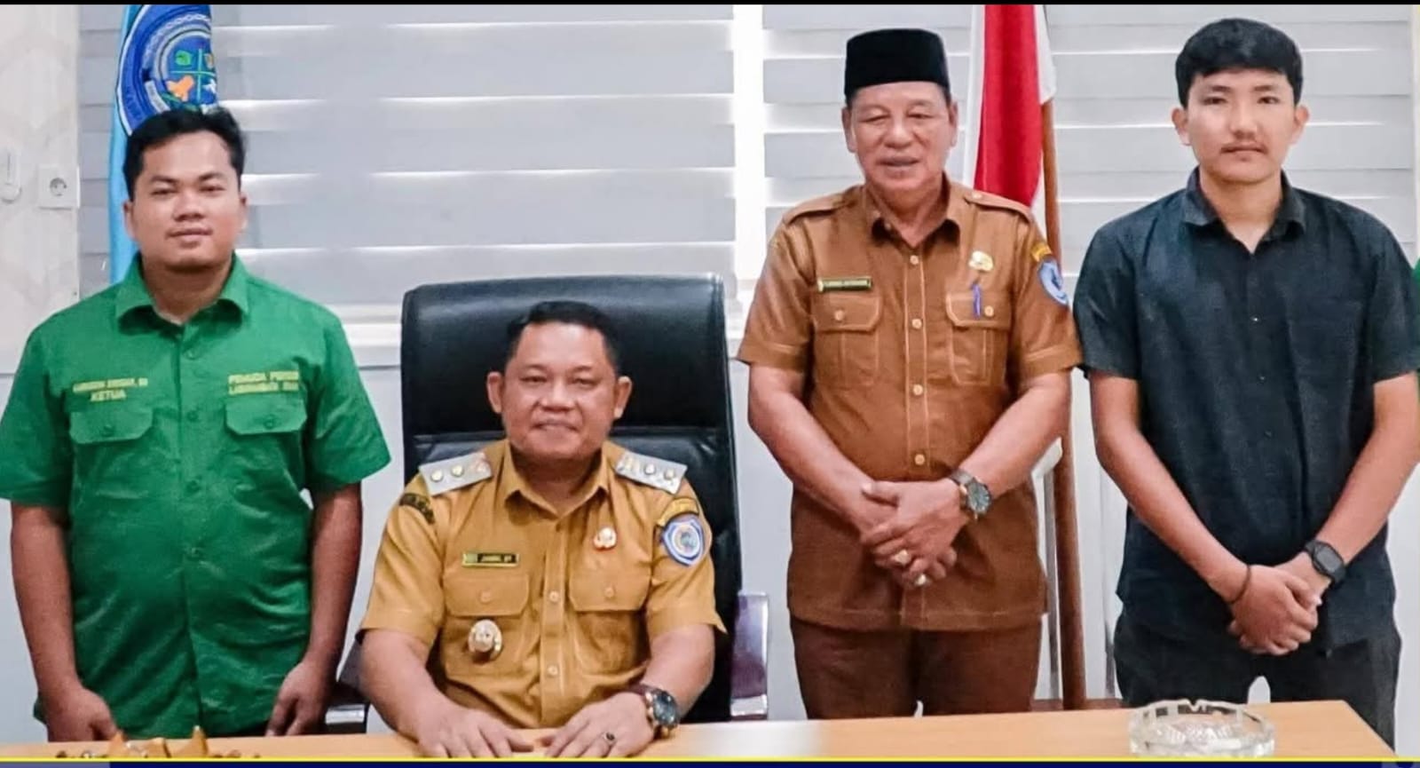 Wabup Labuhanbatu menerima kunjungan audiensi dari jajaran pengurus Pimpinan Daerah Persatuan Islam (PD Persis) Labuhanbatu Raya (Fajar/ Sumut Pos)