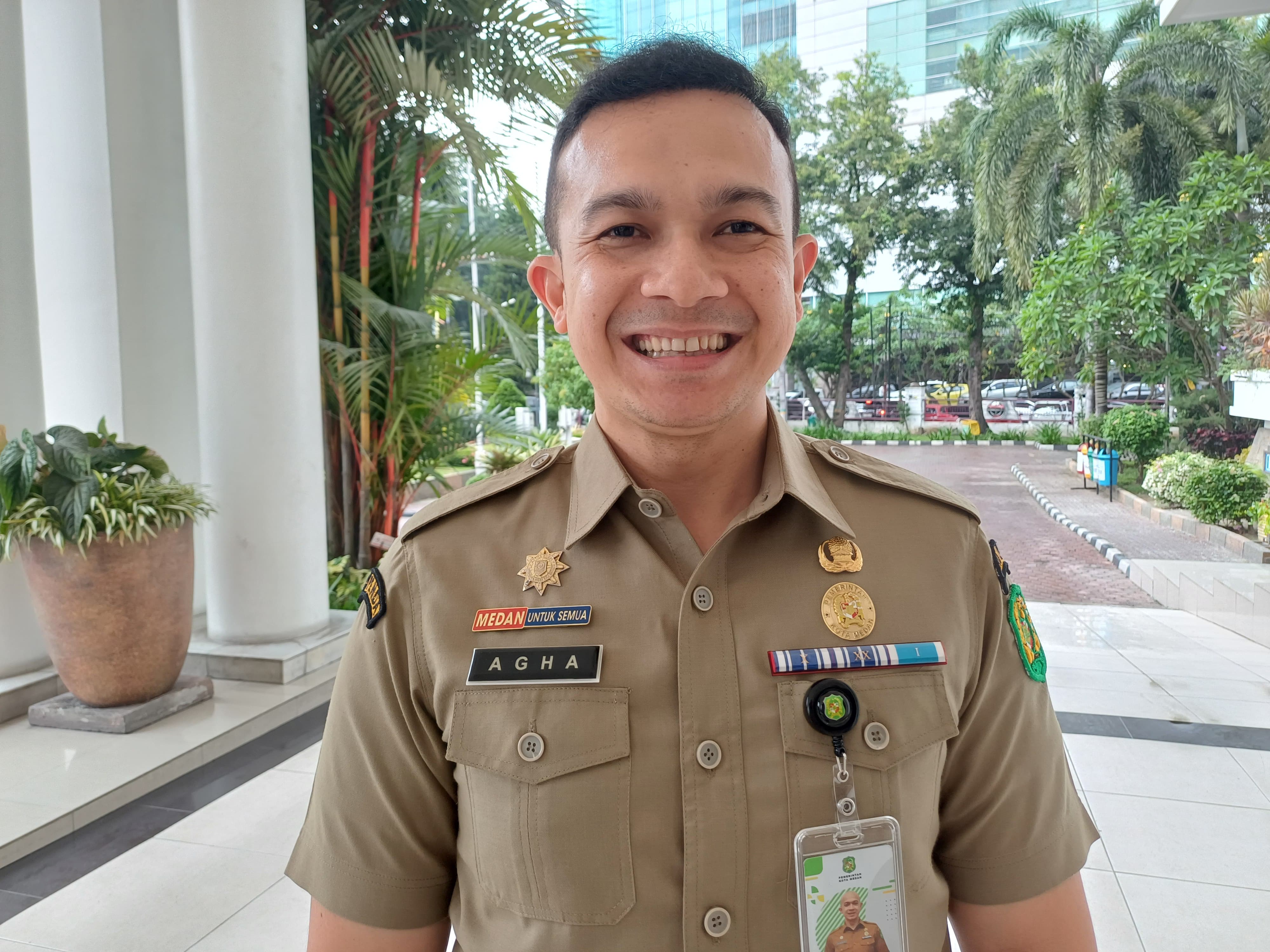 Kepala Bapenda Kota Medan, M. Agha Novrian. (Dok: Markus Pasaribu/Sumut Pos)