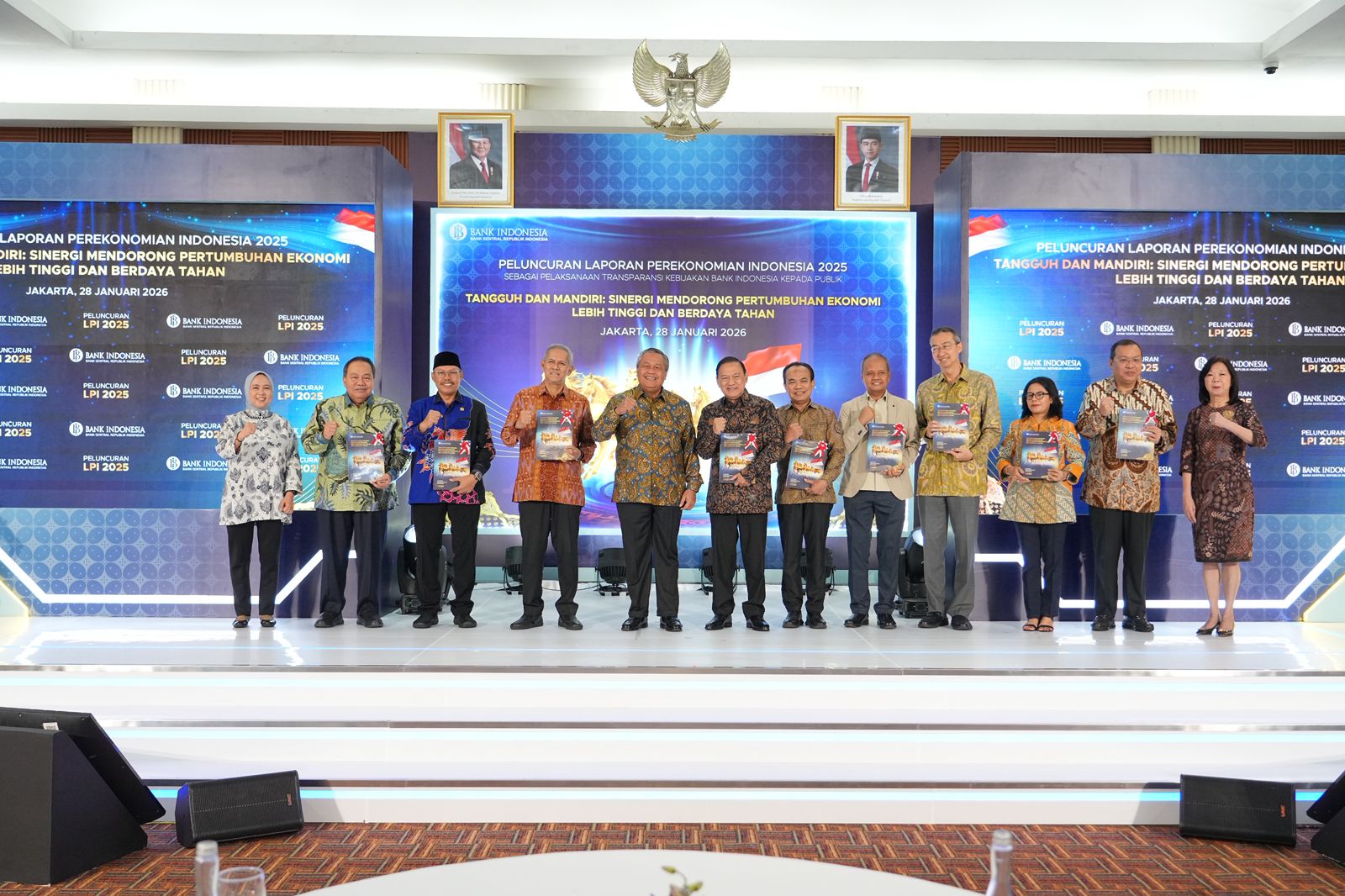 LUNCUR: Gubernur BI, Perry Warjiyo dalam peluncuran LPI 2025. (Dok: istimewa)