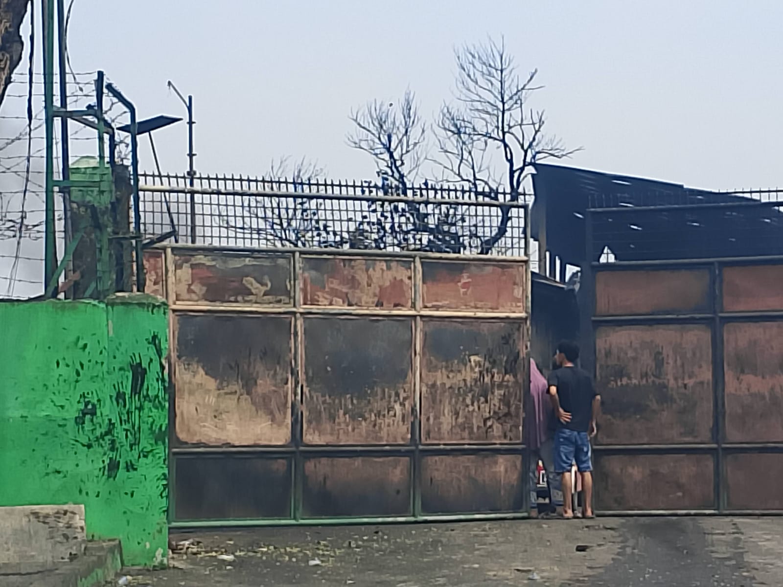 PABRIK: Kondisi terkini Pabrik Swallow PT Garuda Mas Perkasa di Jalan KL Yos Sudarso, Kelurahan Tanjung Mulia, Kecamatan Medan Deli. (Dok: istimewa)