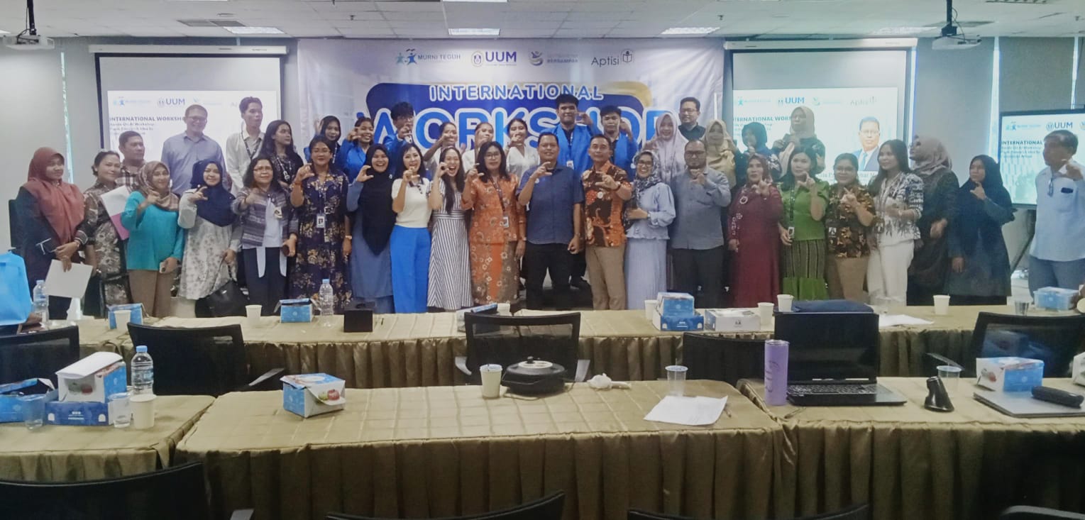 INTERNASIONAL: Workshop internasional from research idea to conceptual Aptisi Sumut di Universitas Murni Teguh, Kamis (29/1). (Deddi Mulia Purba/Sumut Pos)