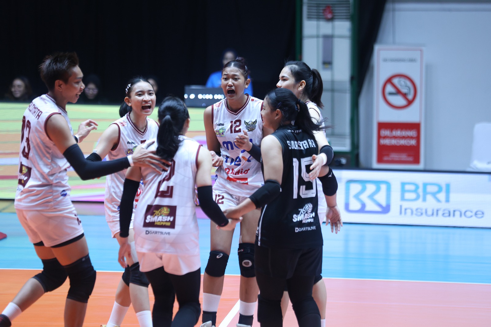Medan Falcons saat melawan Jakarta Pertamina Enduro pada Proliga 2026 Sesi Gresik, Jumat (30/1/2026). (Dok: Proliga