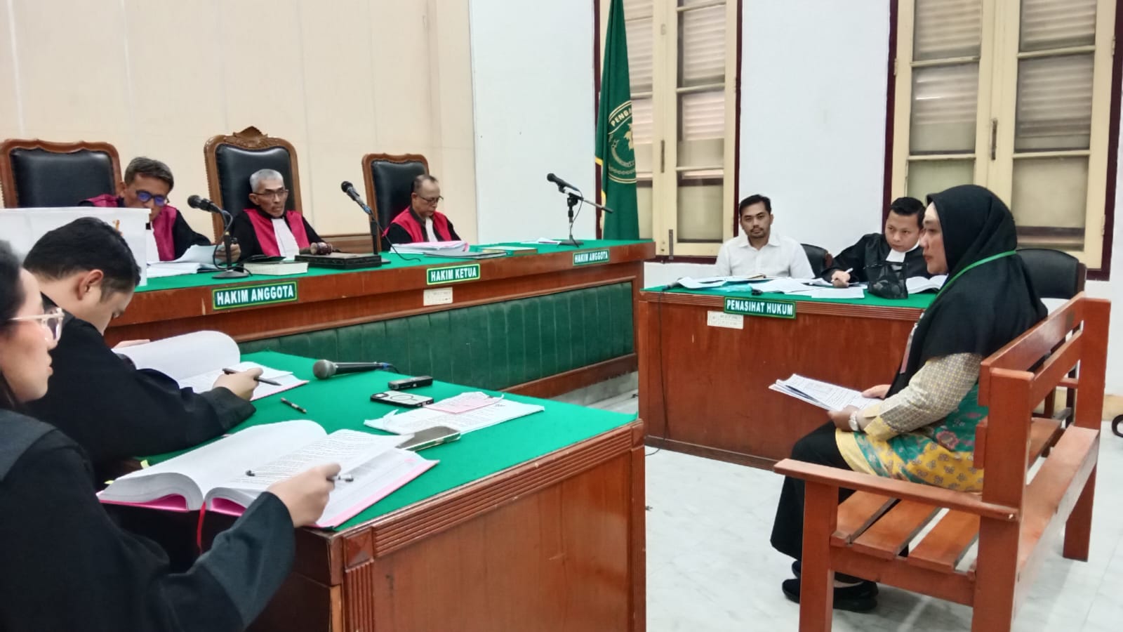 HADIR: Saksi ahli inspektorat, Ika Sartika Br Sitepu ST MSi, dihadirkan memberikan keterangan dalam sidang di Pengadilan Tipikor Medan, Jumat (30/1/2026) sore. (Dok: istimewa)