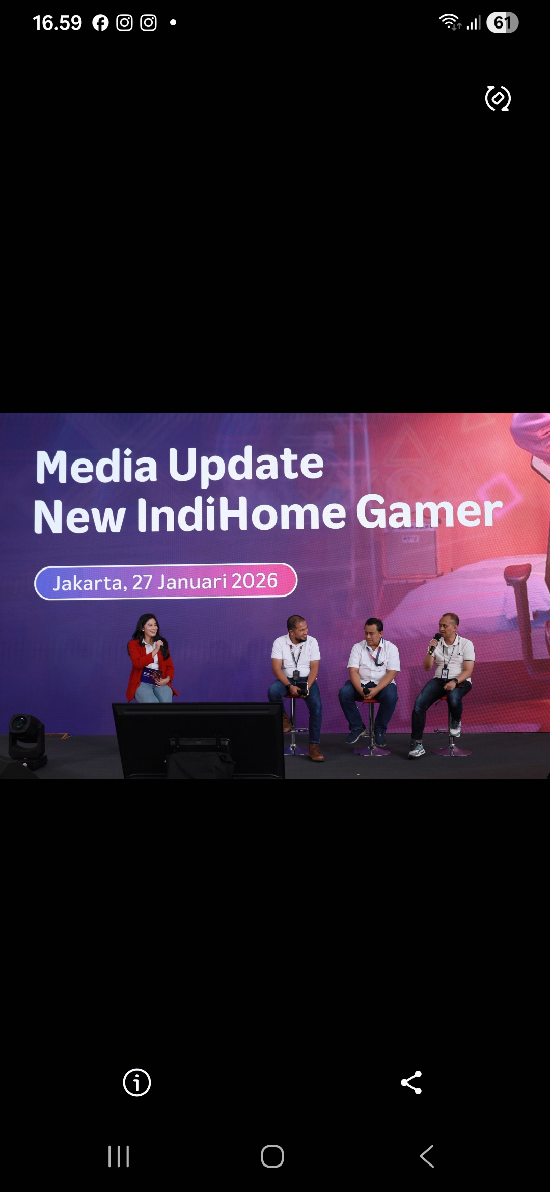 PAKET: Para narasumber memberi penjelasan tentang Paket IndiHome Gamer. (Dok: Telkomsel)