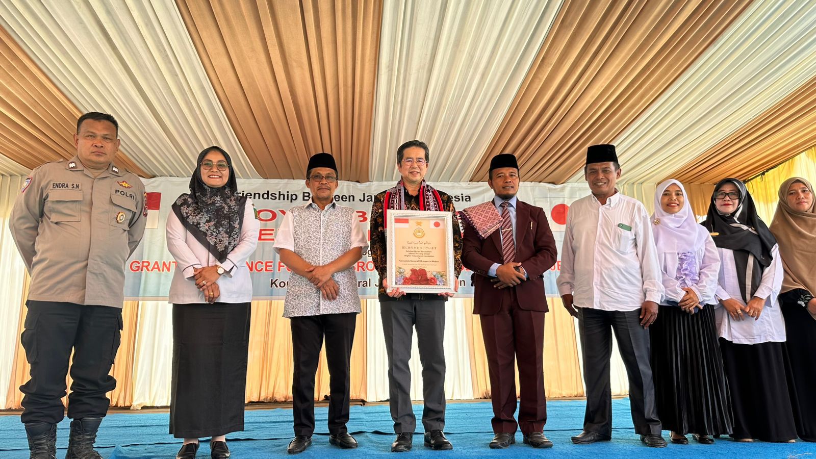 Konsulat Jenderal Jepang di Medan meresmikan Proyek Pembangunan Gedung SDIT Sahabat Qur&rsquo;an Darussalam di Kecamatan Selesai, Kabupaten Langkat, Provinsi Sumatera Utara &nbsp;pada Rabu, (4/2/2026).