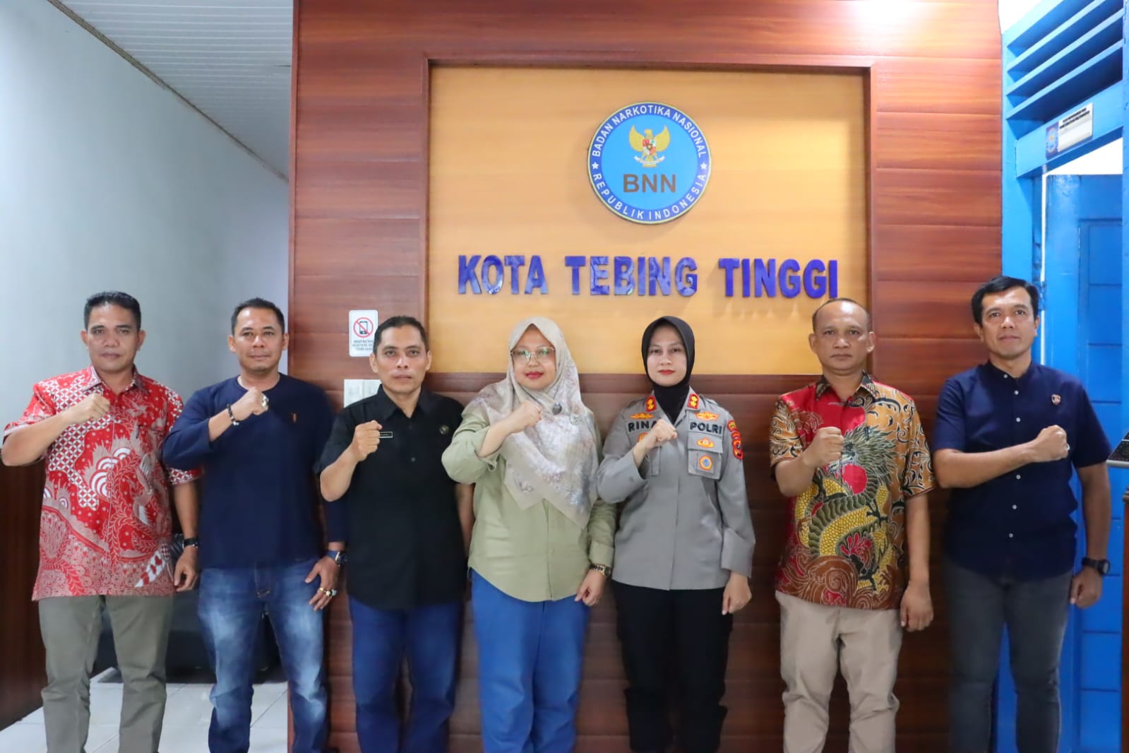 AUDIENSI: Kapolres Tebing Tinggi AKBP Rina Frillya audiensi dengan Plt Kepala Badan Narkotika Nasional (BNN)(06/02/2026) (Dok: Azan Purba/Sumut Pos)