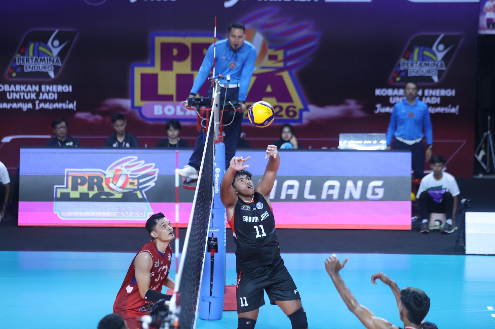 LAWAN: Klub LaVani saat melawan Garuda Jaya di Proliga 2026 seri Malang. (Dok: Proliga)