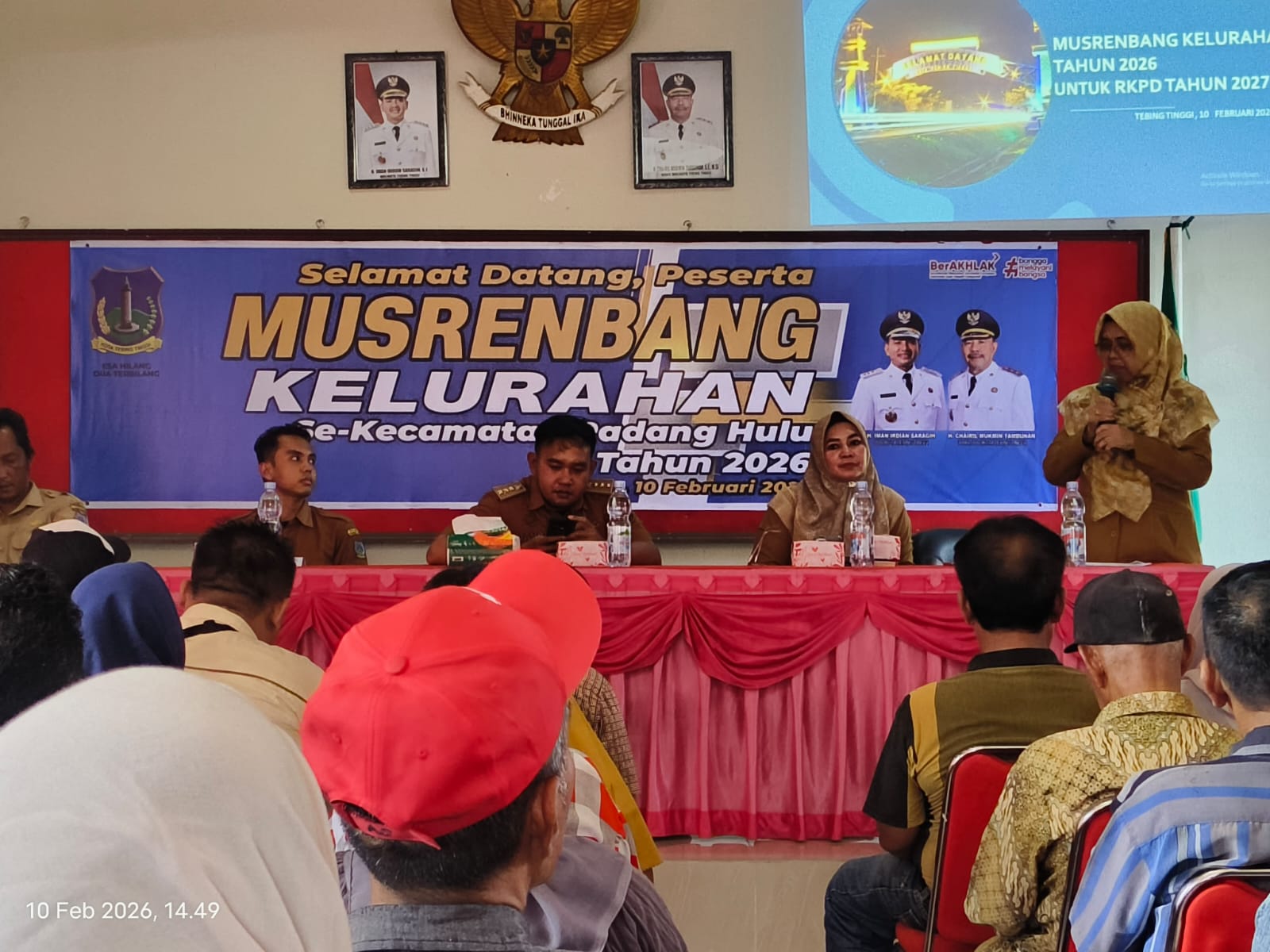 Suasana Musrenbang Kecamatan Padang Hulu yang digelar di Aula Kecamatan Padang Hulu, Selasa (10/2). (Azan Purba/Sumut Pos)