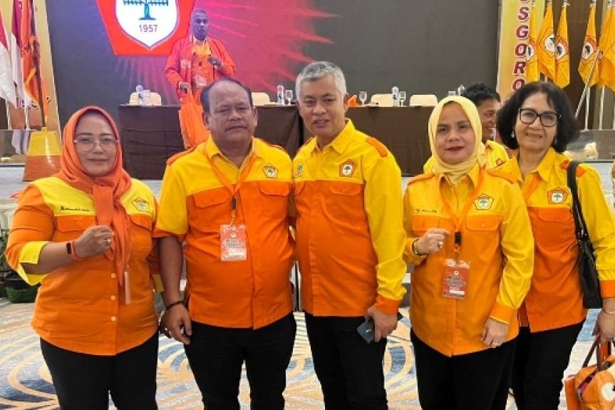TERPILIH: Ketua PDK Kosgoro 1957 Sumut Terpilih Periode 2026-2031, Viktor Silaen bersama lainnya. (Dok: istimewa)