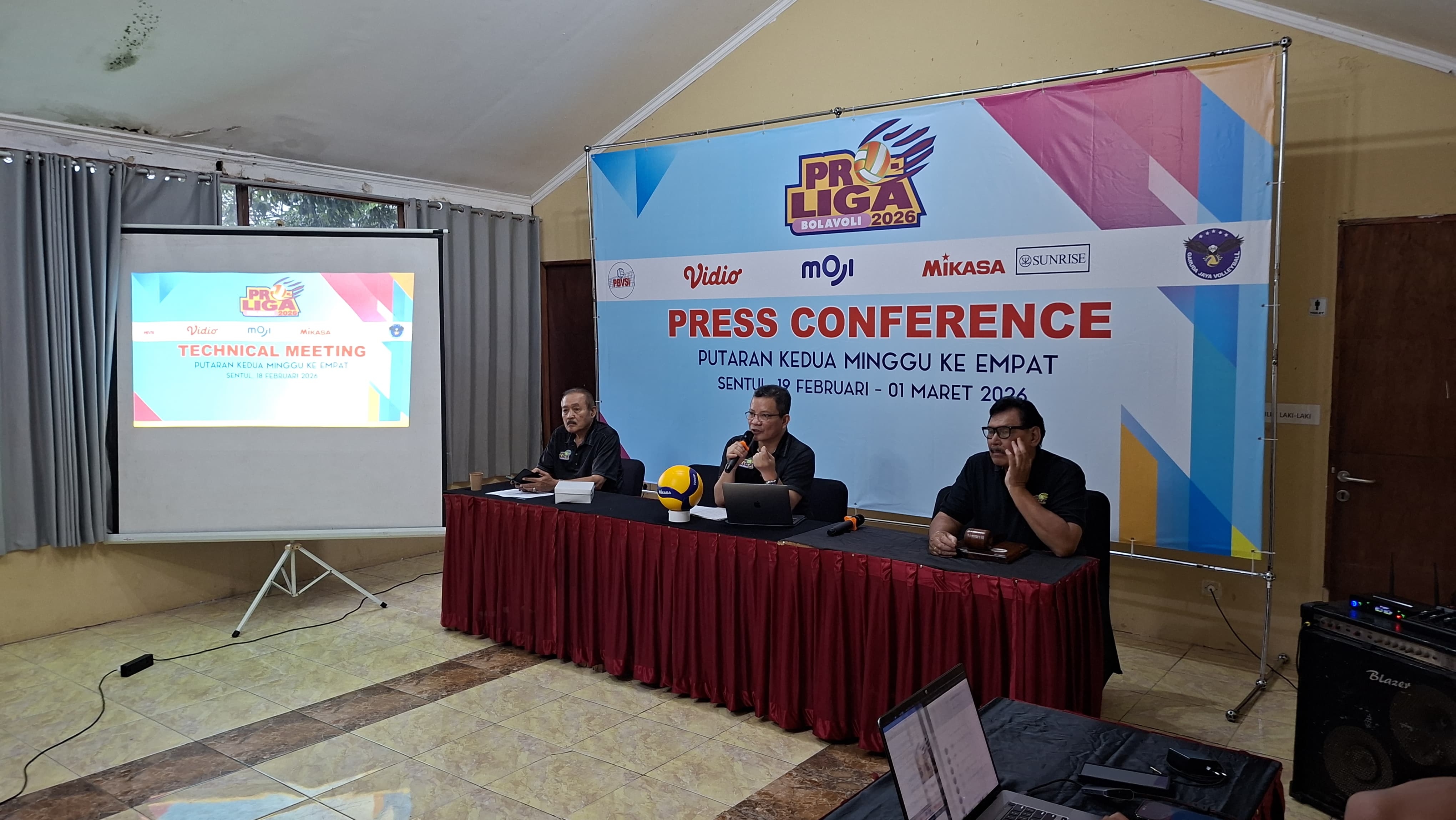 PERS: Konferensi pers pelaksanaan Proliga 2026 seri Sentul. (Dok: Proliga)