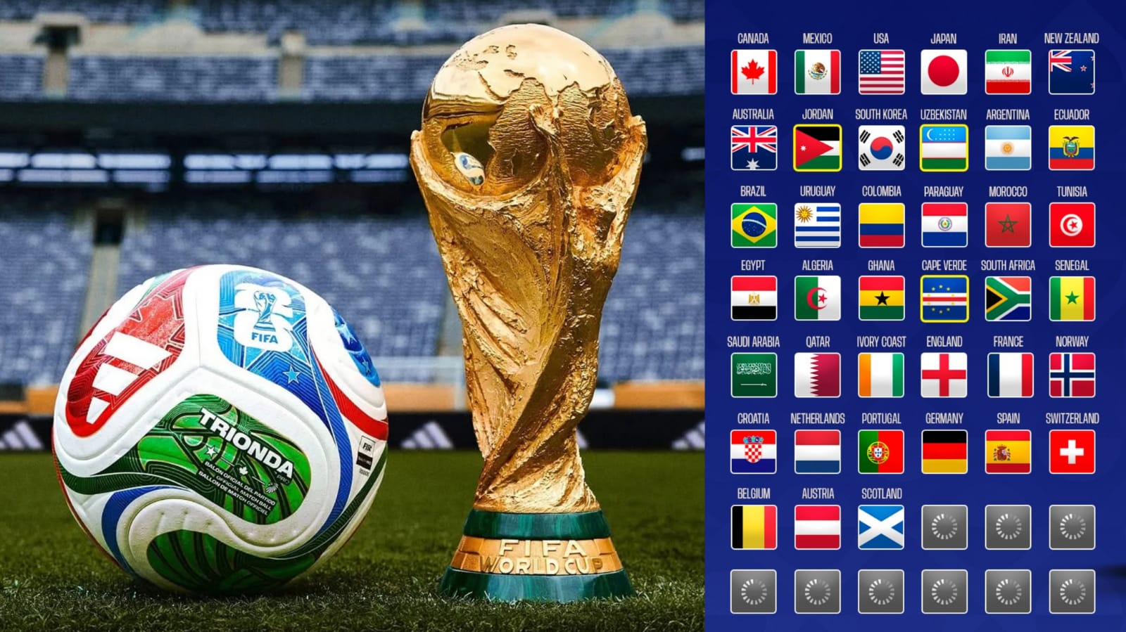 Laga pembuka Piala Dunia 2026 bisa dipindah bila stadion tak memenuhi standar FIFA. (int)