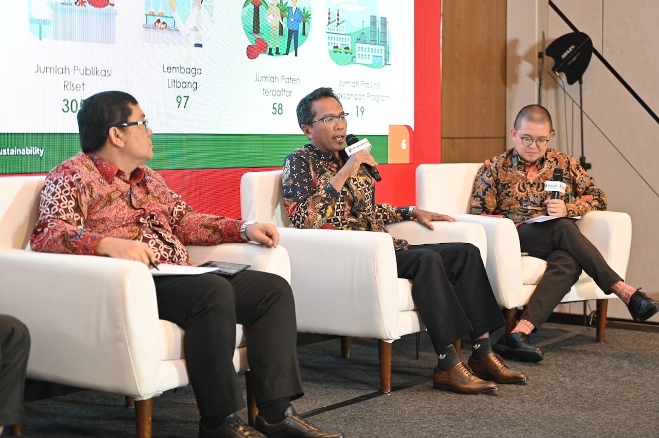 [KI-KA] Frans BM Dabukke, Tenaga Ahli Menteri BAPPENAS; Lupi Hartono, Direktur Perencanaan, Penghimpunan, dan Pengembangan Dana BPDP; Gundy Cahyadi, Research Director Prasasti;