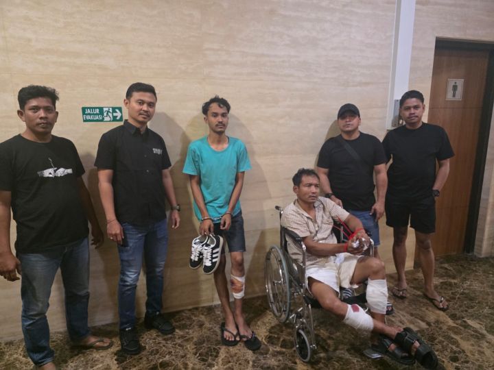 TANGKAP: Bareskrim Polri saat menangkap Supriadi yang diduga sebagai bos pengendali peredaran narkoba di Kualanamu. (Dok: Bareskrim Polri)