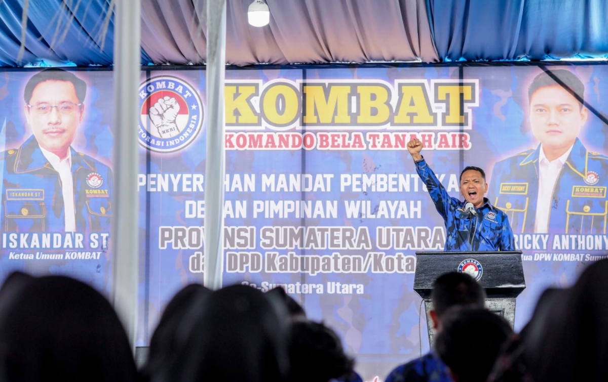 Ketua KOMBAT Medan, Samsir Pohan pada sebuah kegiatan. (Istimewa/Sumut Pos)