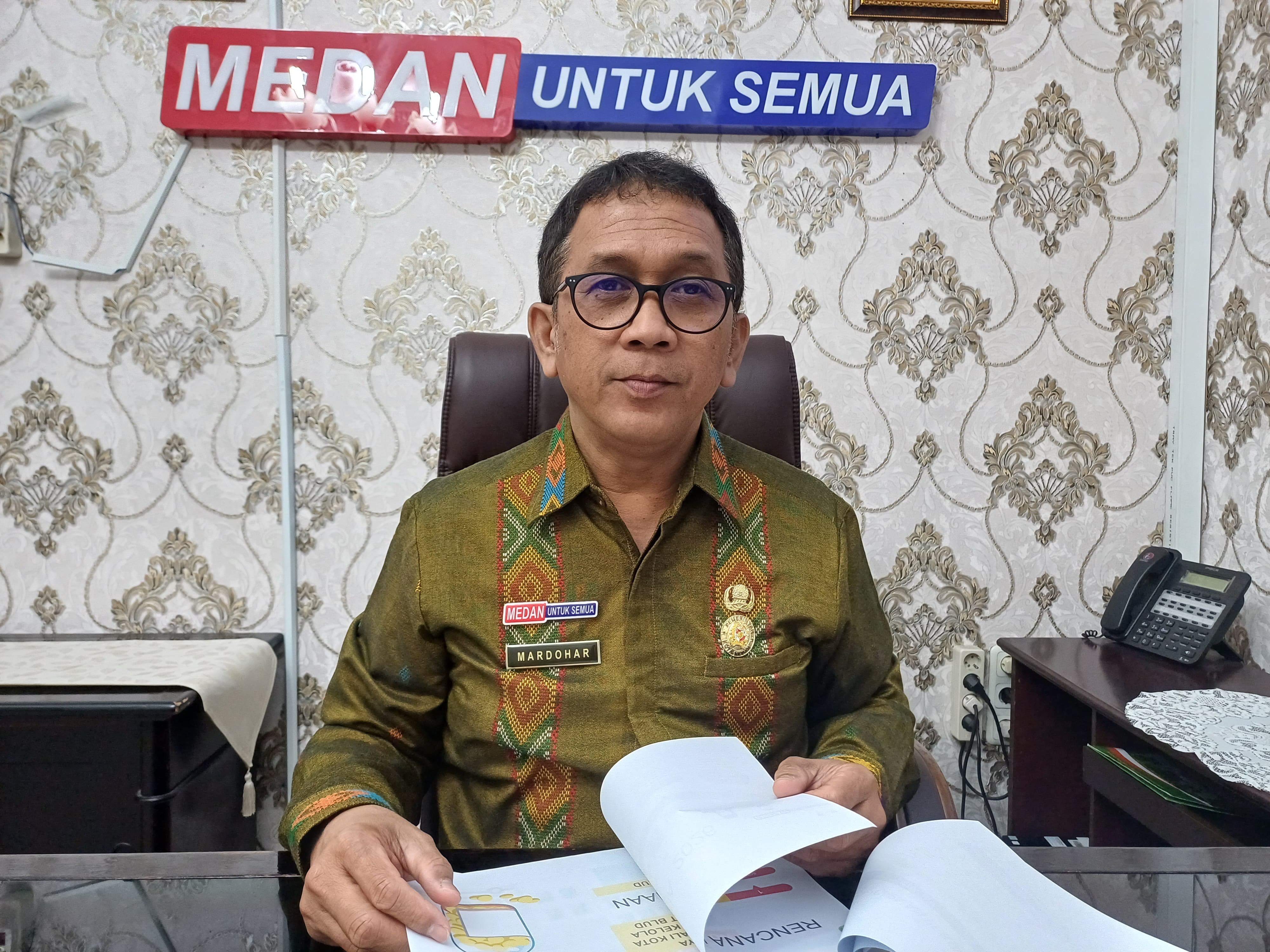 Plt Dirut RSUD dr Pirngadi Medan, dr Mardohar Tambunan M.Kes. (Dok: Markus Pasaribu/Sumut Pos)  