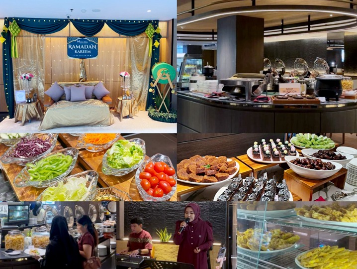 Rangkaian hidangan berbuka puasa khas Nusantara yang tersaji lengkap dan menggugah selera di Swiss Bellin Medan. (ISTIMEWA/SUMUT POS)