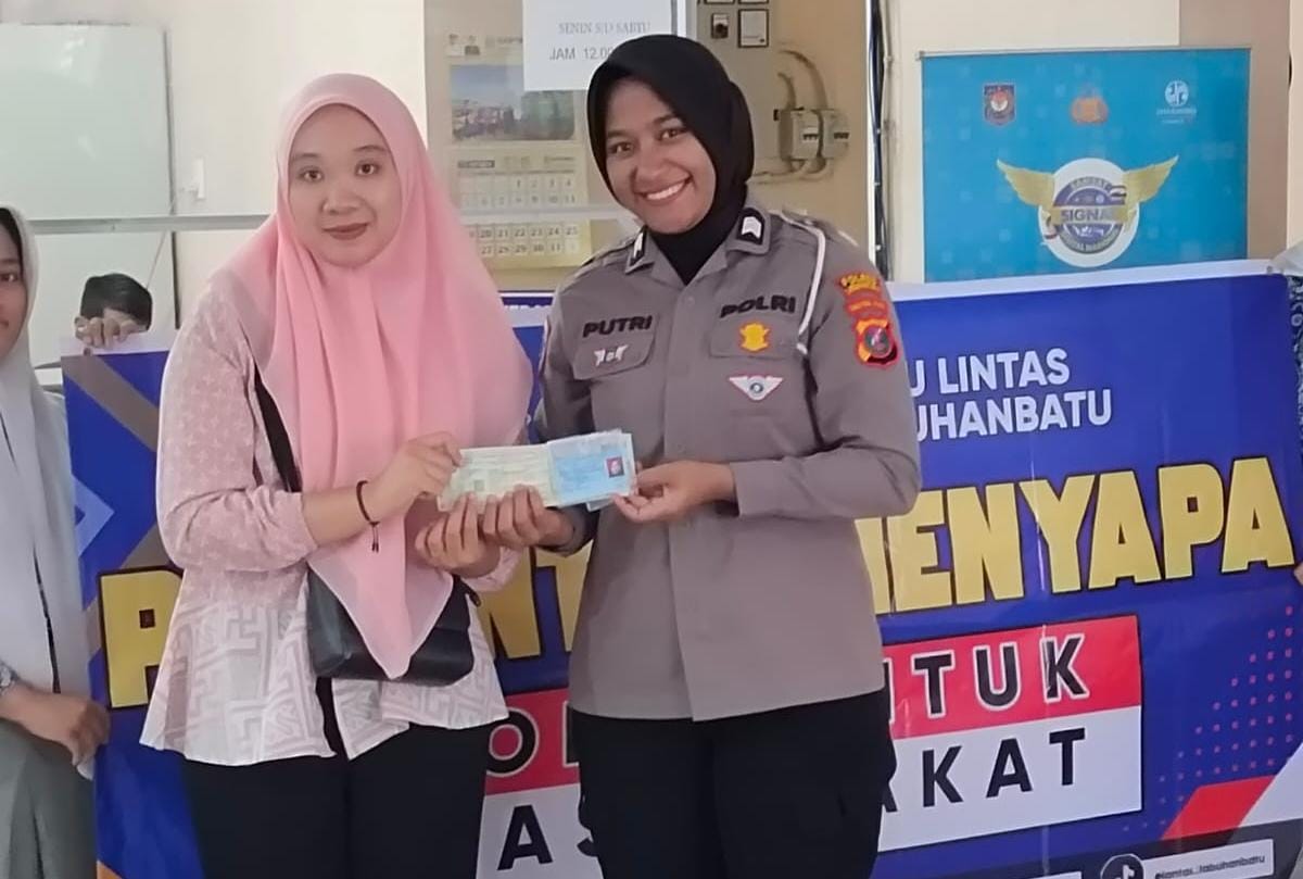 Polantas Polres Labuhanbatu maksimalkan layanan Regident sebagai bentuk Polri untuk masyarakat (Fajar/Sumut Pos)