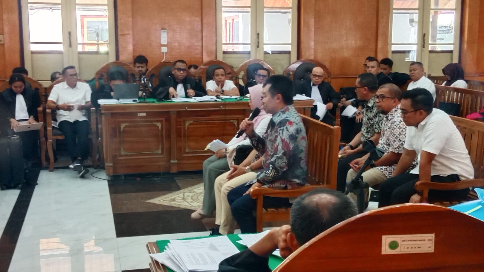 ASET PTPN: Sejumlah saksi dihadirkan dalam sidang korupsi penjualan aset PTPN ke Ciputra Land di Pengadilan Tipikor Medan, Senin (23/2/2026). (Dok: istimewa)
