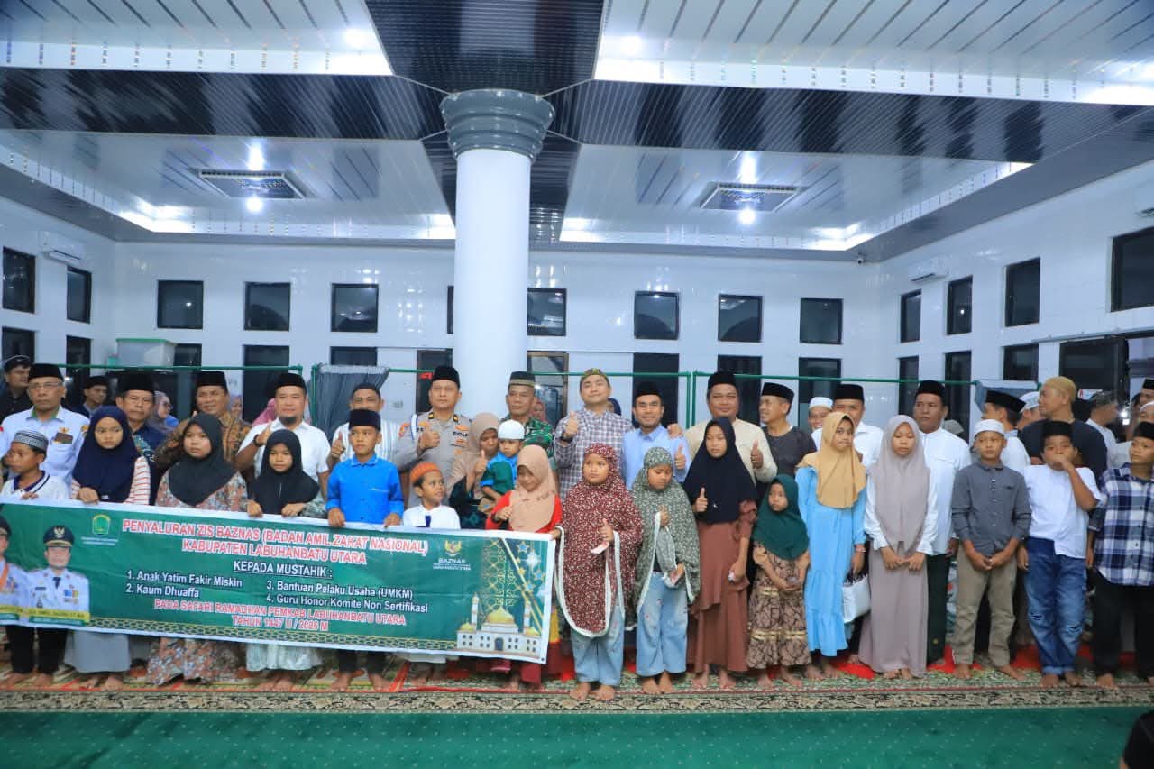 Safari Ramadhan Ke-4, Bupati Hendri Yanto Sitorus Ajak Masyarakat Tingkatkan Kualitas Ibadah. (Asri Tarigan/Sumut Pos ) 