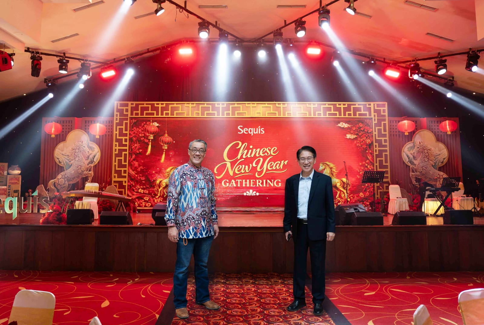 President Director &amp; CEO Sequis Life Ted Margono (kiri) bersama Director &amp; Chief Agency Officer Sequis Life Edisjah di Medan, Kamis (26/2/2026).