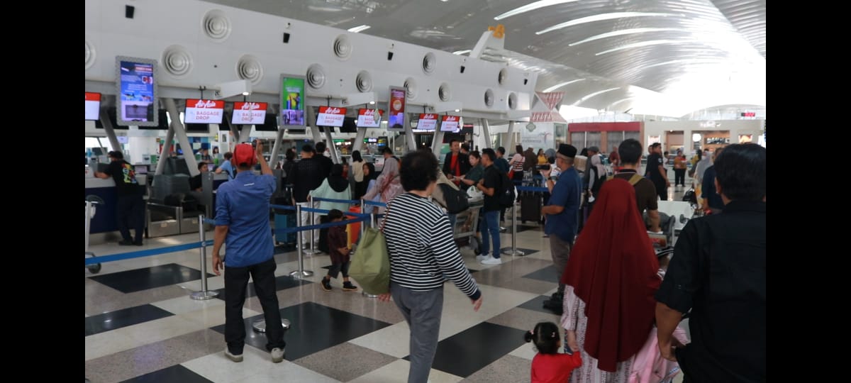 AMAN: Suasana di Bandara Kualanamu tampak aman. (Dok: istimewa)