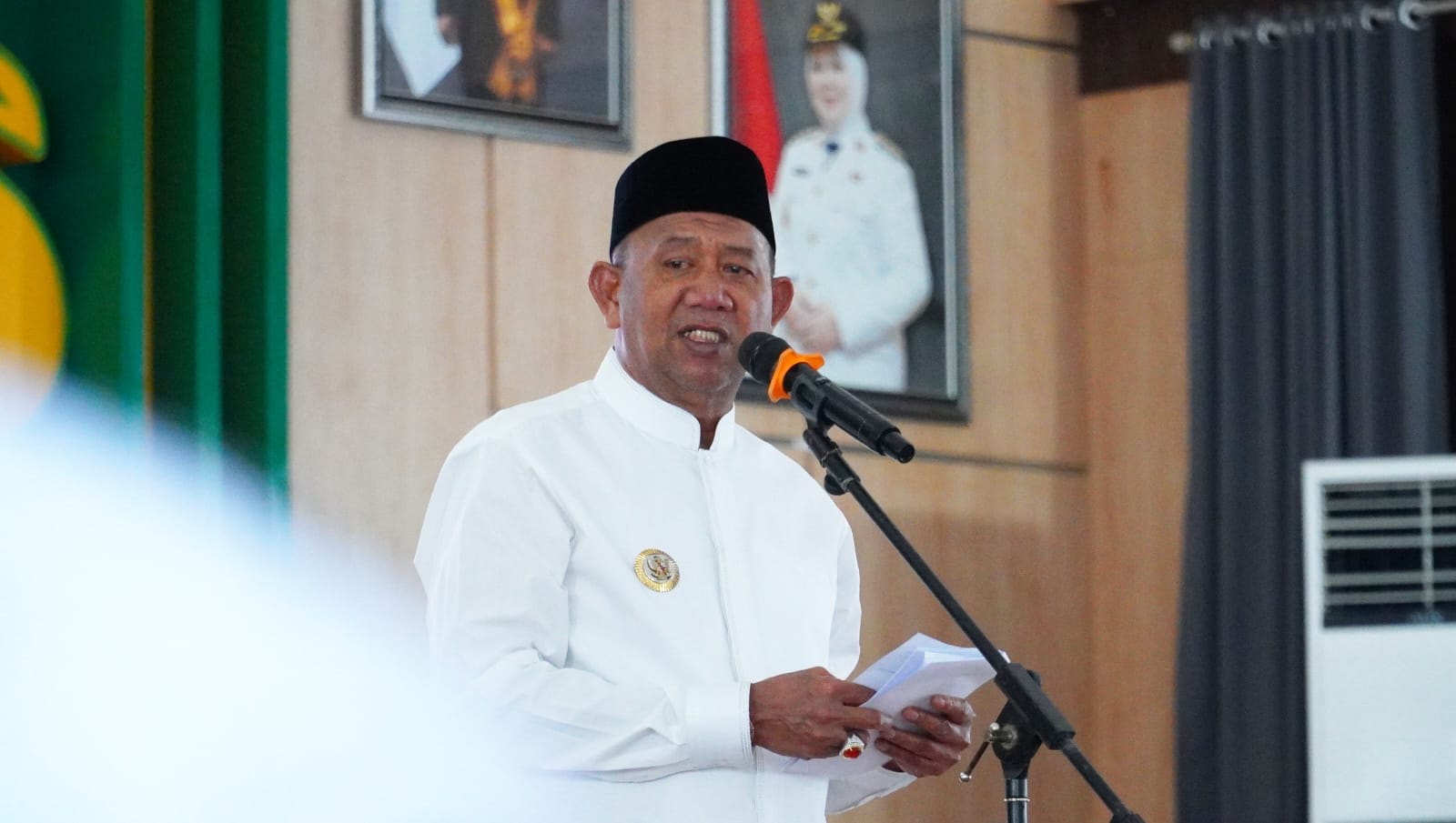  Bupati Langkat, Syah Afandin pada sebuah kesempatan. (Diskominfo Langkat/Sumut Pos)