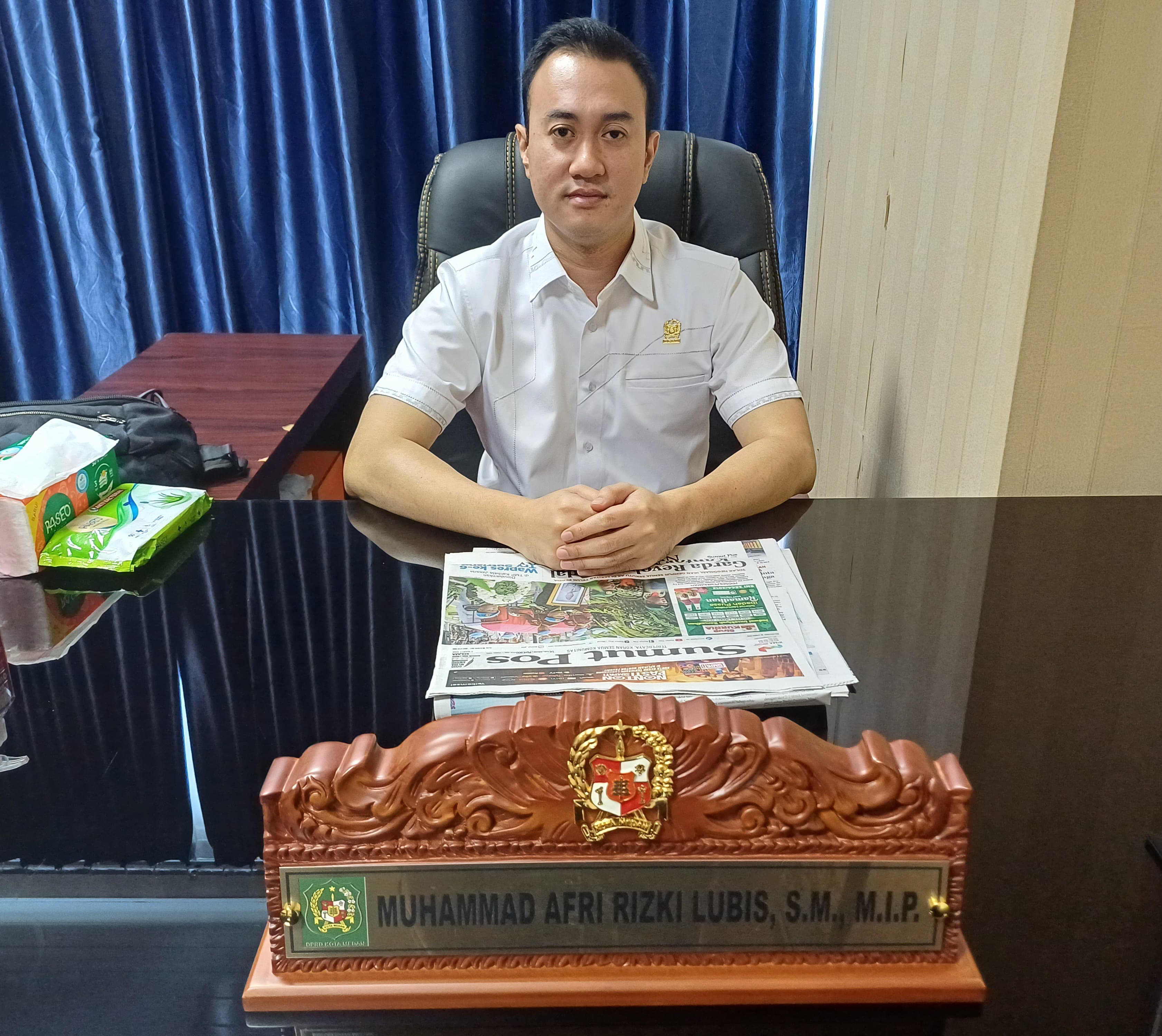 Wakil Ketua Komisi IV DPRD Kota Medan, M Afri Rizki Lubis. (Dok: Markus Pasaribu/Sumut Pos)  