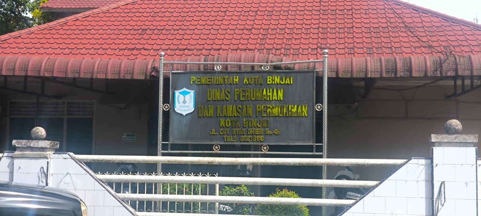  Kantor Dinas Perkim Binjai di Jalan Cut Nyak Dhien, Binjai Timur. (Teddy Akbari/Sumut Pos)